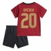 Maillot de foot Belgique Lois Openda #20 Domicile vêtements enfant Europe 2024 Manches Courtes (+ pantalon court)